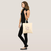 小児科看護師ステートスコープ トートバッグ (正面(モデル))