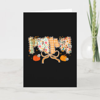 小児科看護師チームの秋の感謝祭 カード