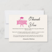 小児科看護師卒業パーティー サンキューカード (正面)