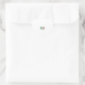 小児科看護師恐竜ビンテージスタイルTシャツデザイン ハートシール (バッグ)