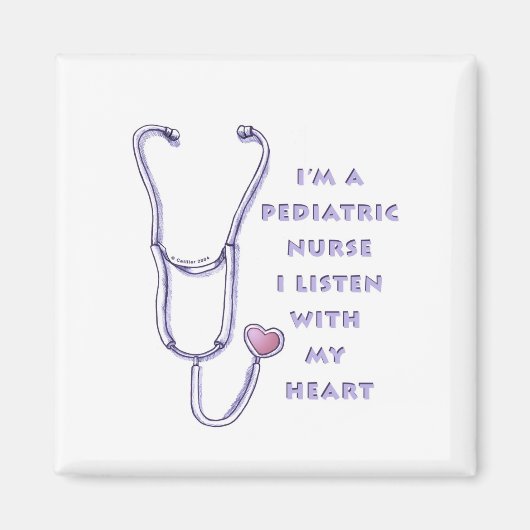 小児科看護師用聴診器 マグネット (正面)