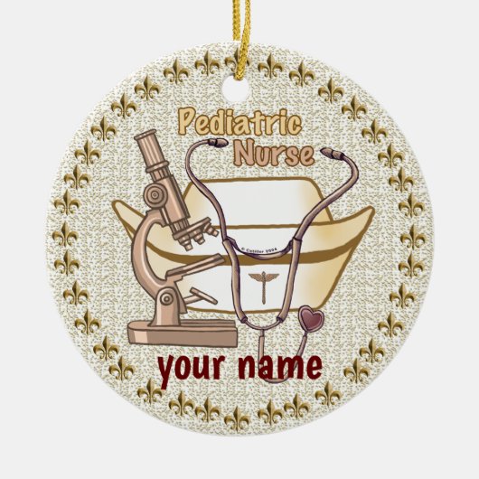 小児科看護師 オーナメント (正面)