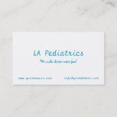 小児科 名刺 (裏面)