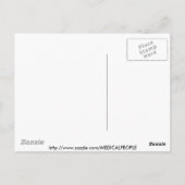 小児科-貴重なバーコード ポストカード (裏面)