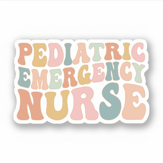 小児緊急ナース、小児用心房肺動脈ナースプレゼント シール (正面)