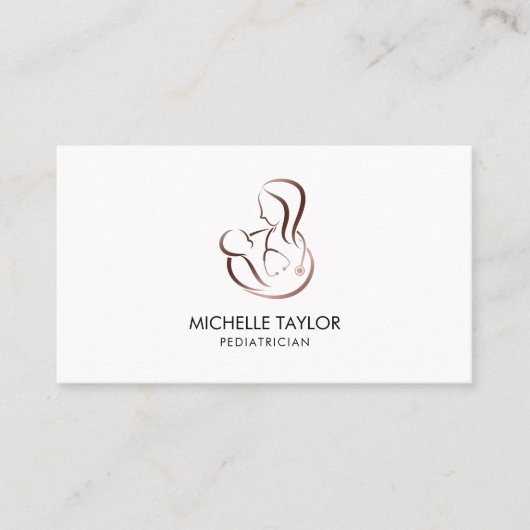 小児聴診器気にナースベビー医 名刺 (正面)