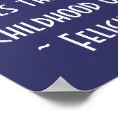 小児肥満の解決策 ポスター (角)