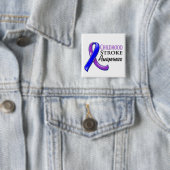 小児脳卒中認識度リボン 缶バッジ (インサイチュ)