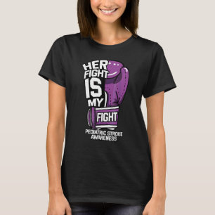 小児脳卒中認識度出血性虚血Pu Tシャツ