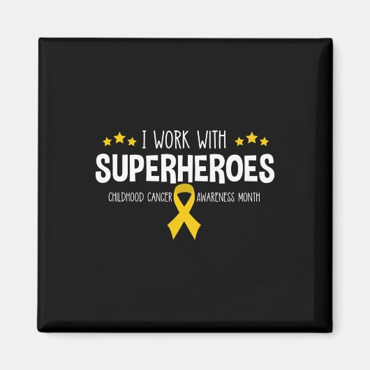 小児腫瘍学RNナース腫瘍医リボン マグネット (正面)