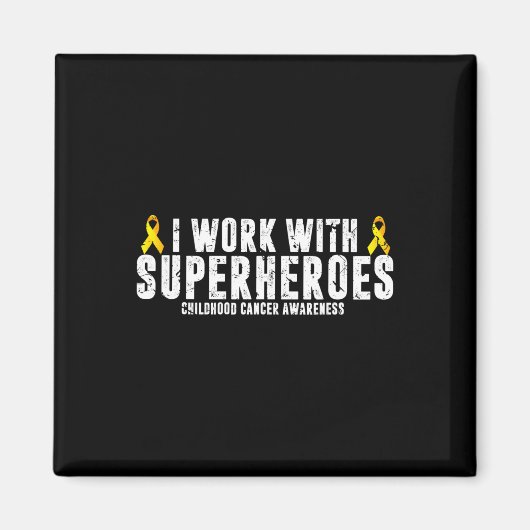 小児腫瘍学RNナース腫瘍医リボン マグネット (正面)
