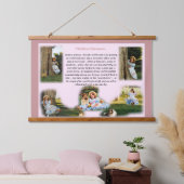 小児記憶プリント 吊り下げ型タペストリー (寝室)