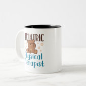 小児身体セラピスト ツートーンマグカップ (正面左)