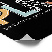 小児遊職業セラピー療法 ポスター (角)