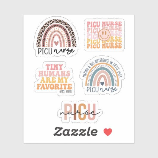 小児集中性気に可愛いPICUナースパック シール (シート)