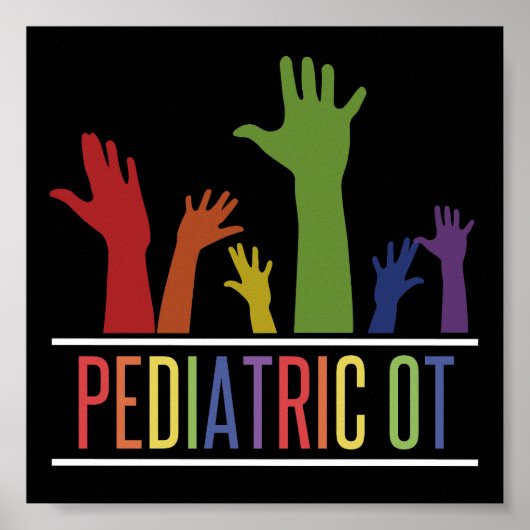 小児OT職業セラピストOTギフト ポスター (正面)