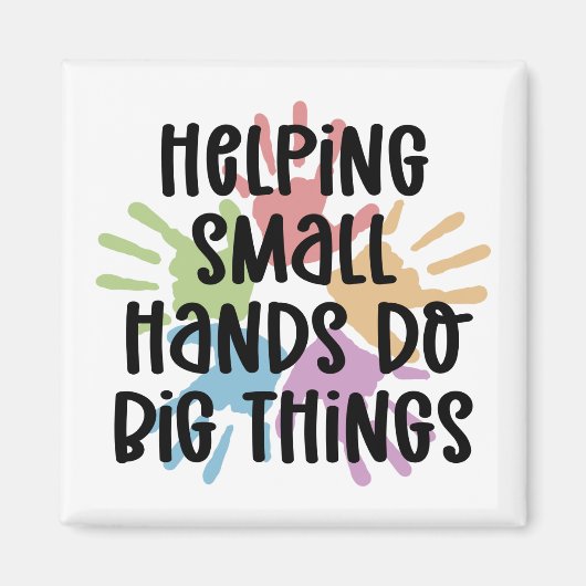 小児OT職業セラピストOTギフト マグネット (正面)