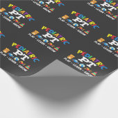 小児PTキッズフィジカルセラピー小児科医 ラッピングペーパー (角)