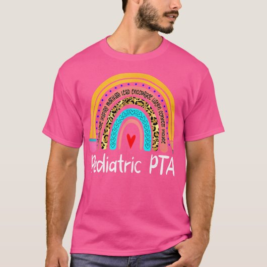 小児Pta Leopard Rainbow Healthcare Doctor Wo Tシャツ (正面)