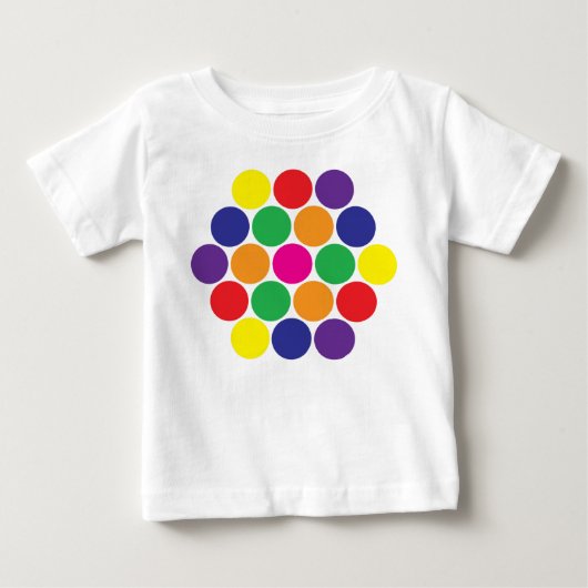 小円 ベビーTシャツ (正面)