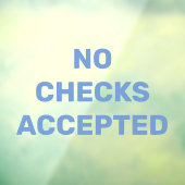 小切手はお取り扱いできません ウィンドウサイン (シート3)