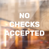 小切手はお取り扱いできません ウィンドウサイン (シート2)