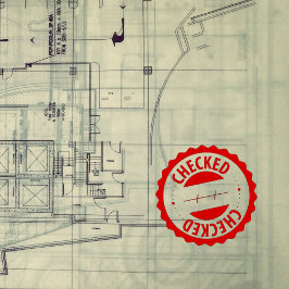 小切手、会計士、中小企業 ラバースタンプ