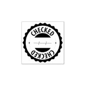 小切手、会計士、中小企業 ラバースタンプ (インプリント)