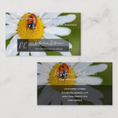 小前向きやる気を起こさせる引用文 名刺 (正面/裏面)