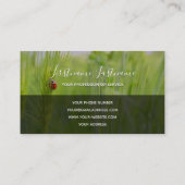 小前向きやる気を起こさせる引用文 名刺 (裏面)