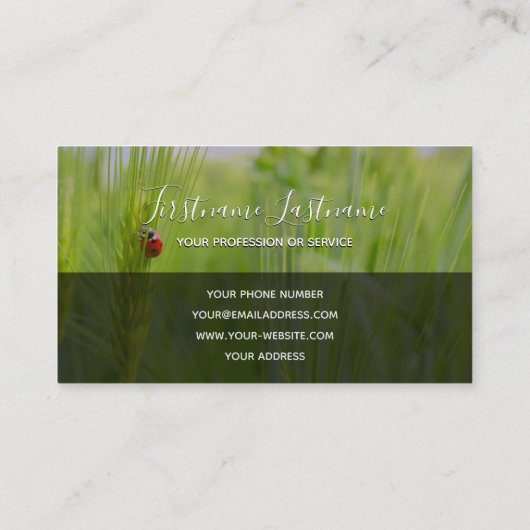 小前向きやる気を起こさせる引用文 名刺 (裏面)