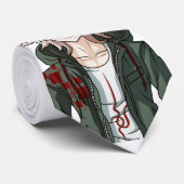 小前田が来て彼は興奮している ネクタイ (ロール)