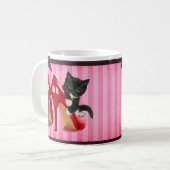 小剣の子ネコ コーヒーマグカップ (正面左)