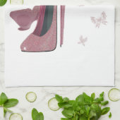 小剣の靴の芸術の台所タオル キッチンタオル (折り畳み)