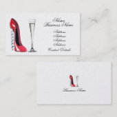 小剣の靴の芸術の名刺 名刺 (正面/裏面)