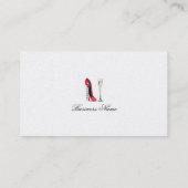 小剣の靴の芸術の名刺 名刺 (裏面)