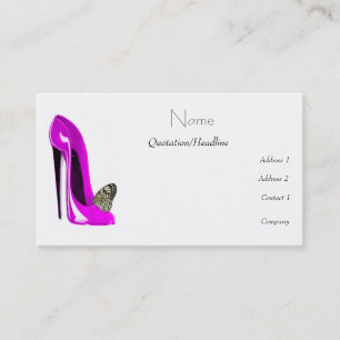小剣の靴の芸術の名刺 名刺