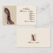 小剣の靴の芸術の名刺 名刺 (正面/裏面)