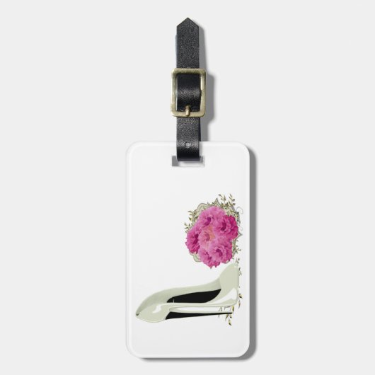 小剣の靴の芸術の荷物のラベル ラゲッジタグ (正面縦)