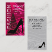 "小剣スタイル"の-ファッションのスタイリスト、デザイナー 名刺 (正面/裏面)