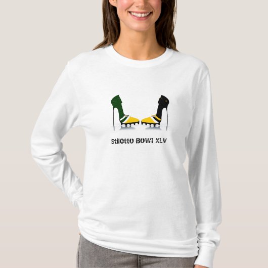 小剣ボールXLV L/Sのビッグ・ゲームのティー Tシャツ (正面)