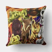 小動物化粧枕 クッション (裏面)