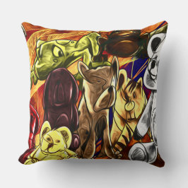 小動物化粧枕 クッション