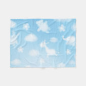 小動物子供の毛布 フリースブランケット (正面(横))