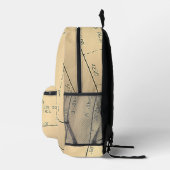 小包1 – 不動産実在テーマ（ニュートラル）バックパック プリントバックパック (右)