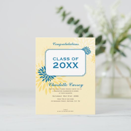 小卒業発表：: GRAD105 8 P 招待状 (スタンド正面)