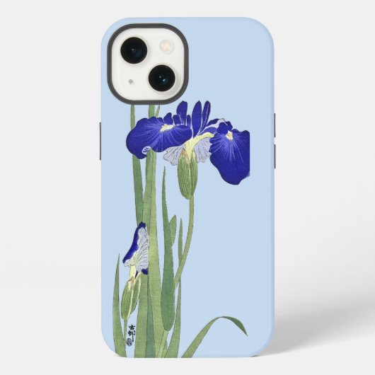小原古邨によるアイリス iPhoneケース (裏面)
