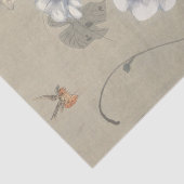 小原古邨によるヒルガオの2匹の昆虫 薄葉紙 (詳細)