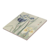 小原古邨のアイリス タイル (側面)