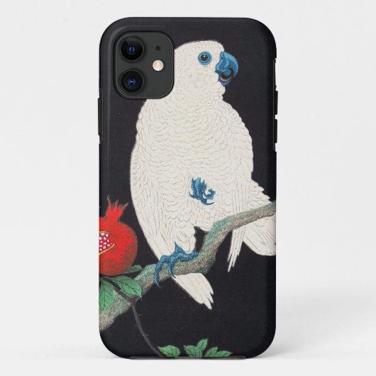 小原祥邨 コカトゥーとザクロの浮世絵 Case-Mate iPhoneケース (裏面)